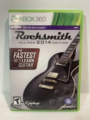 Rocksmith: All-New 2014 Edition - Microsoft Xbox 360 - W/ Manuals Free Shipping