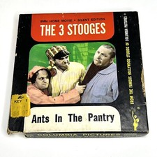 The 3 Stooges ANTS IN THE PANTRY 8mm Home Movie Silent Edition Columbia Pictures