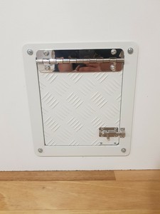metal dog door flaps