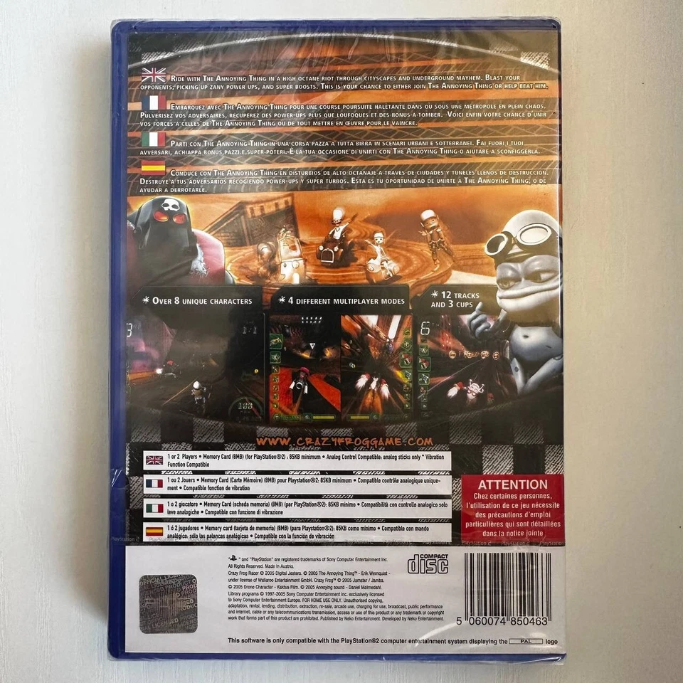Crazy Frog Racer Rare Retro Game Playstation 2 BRAND NEW - Image 2 of 3