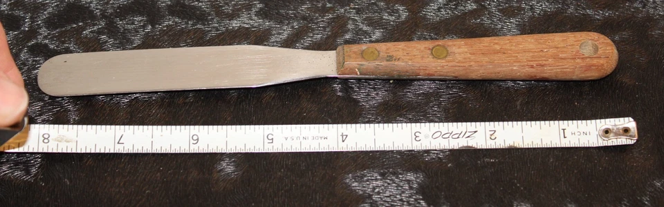 Wilton Mango de Madera Acero Inoxidable Esparcidor Pastel Glaseado Espátula Utensilio de Cocina Foto 2 de 3