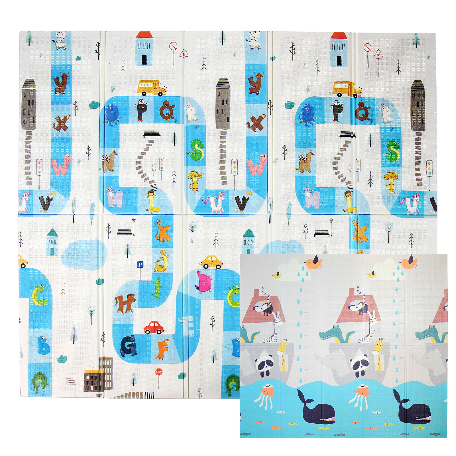 Tappeti Gioco Bambini Tappeto Bambini Pieghevole per Neonati e Bambini XPE