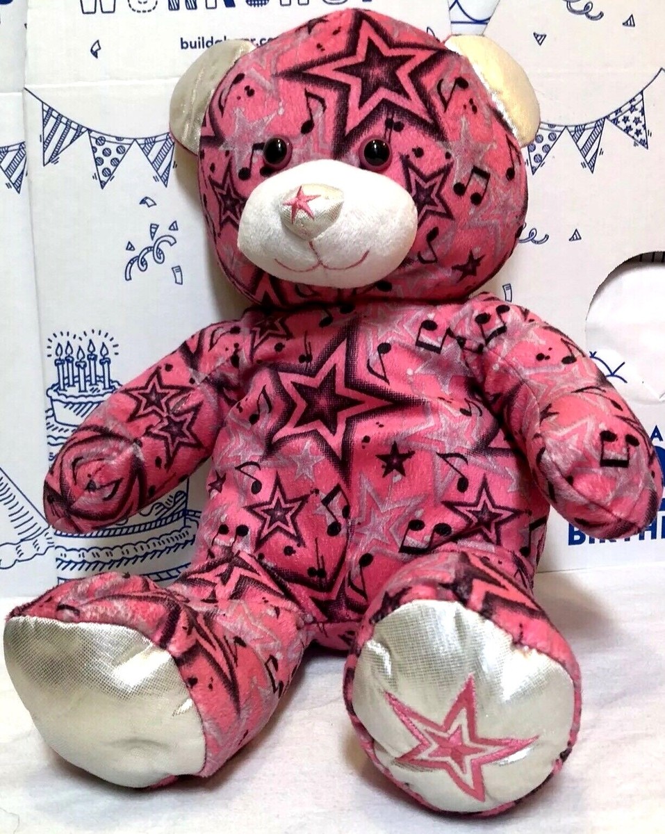 Star Bear（スターベア） BUILD A BEAR WORKSHOP SPEAKER STARZ PINK Star Music PLUSH 15