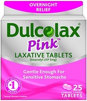 Dulcolax Laxative Comfort Coated Tablets For Women 25 Tablets Each on sale Dulcolax Laxative Comfort Coated Tablets For Women 25 Tablets Each on sale