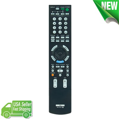 RM-YD017 Replaced Remote Control for Sony TV KDL-40W3000 KDL-46W3000 KDL-52W3000