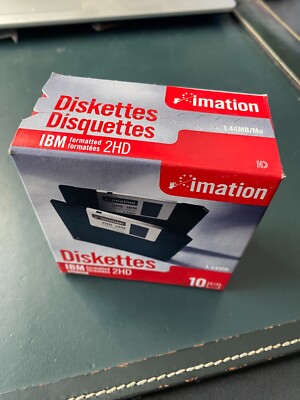 imation 3,5'' 1,44MB 2HD Disketten IBM-formatiert 10er Packung - auch für Amiga