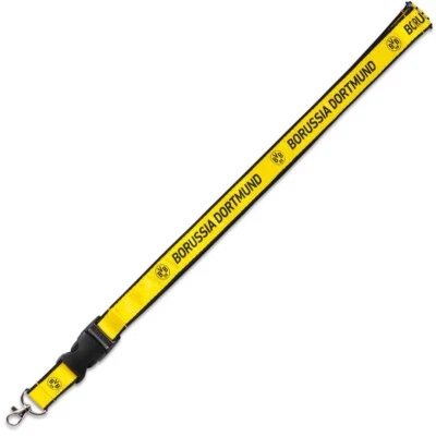 BVB Schlüsselband Borussia Dortmund Lanyard Anhänger Ich häng an dir Fanartikel
