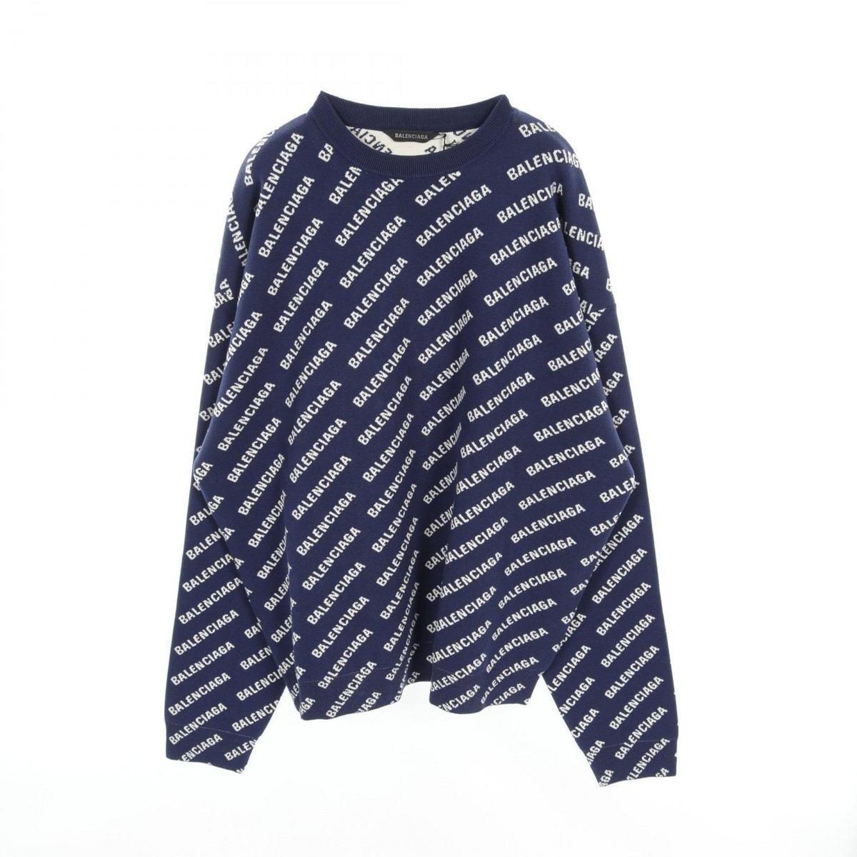 BALENCIAGA sweater knitwear L size 736247T32338502L cotton BALENCIAGA sweater knitwear L size 736247T32338502L cotton
