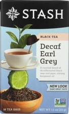 Stash Decaf Earl Grey Black Tea - 18 tea bags