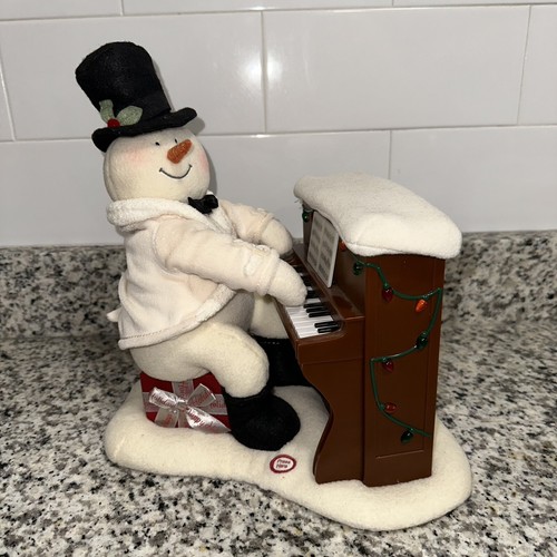 hallmark singing snowman playing piano