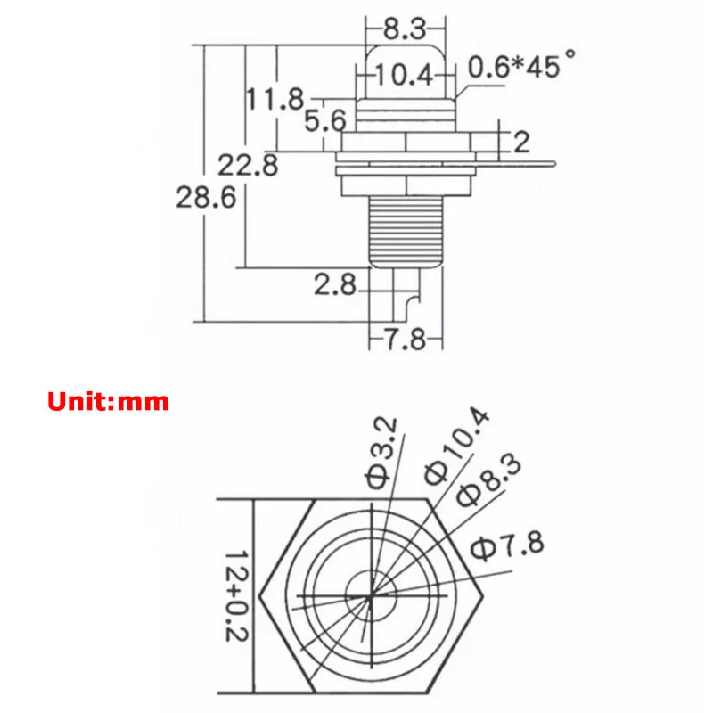 RCA Gold Plated Female Socket AV Jack Connector Chassis Panel Mount Black / Red - Image 4 of 4