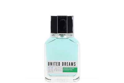 United Dreams Go Far by Benetton For Men EDT Cologne Spray 3.4oz Unboxed NEW