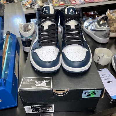 Size 8 - Air Jordan 1 Mid‎ Armory Navy Size 8 - Jordan 1 Mid Armory Navy 2022 | eBay main image 3