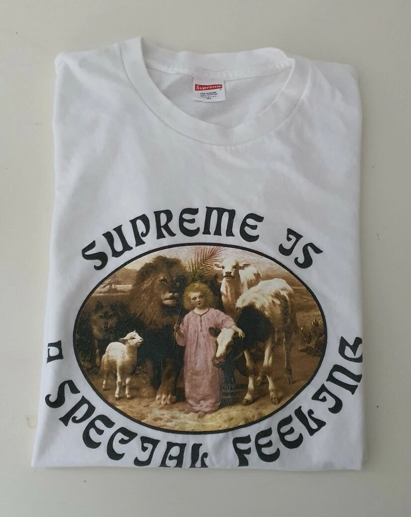 T shirt blanc FW16 Supreme Is Special Feeling taille XL