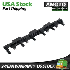 New Ignition Coil For Jeep Grand Cherokee Wrangler 2001-2004 4.0L L6 UF296 C1263
