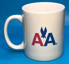 Rare Vintage American Airlines Luminant Partership Advertising Coffee Cup
