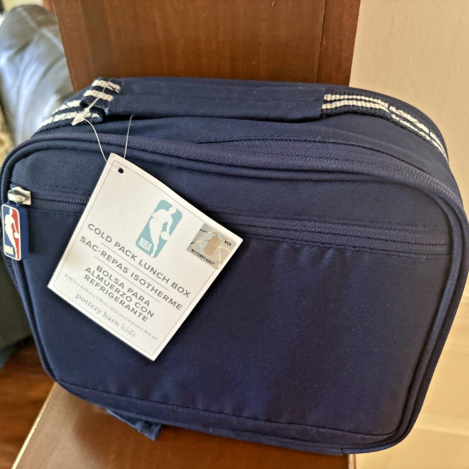 PONY Scuola Pottery Barn NBA BASKETBALL LUNCH BOX Pack Borsa Sportiva VACANZE squadra bambino 