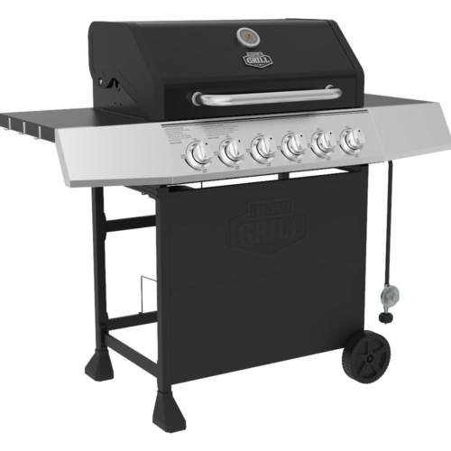 PROPANE GAS GRILL 6 Burner Outdoor Deck Patio