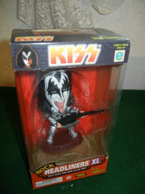 KISS フィギュア　1999 ROCK HEADLINERS　4点セット ALL (4) KISS ROCK HEADLINERS XL SET 1999 with #ed 12,500 COA
