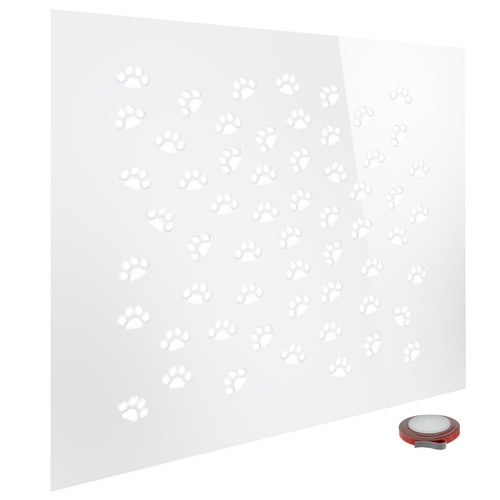 RecPro RV Screen Door Protector (Plastic) 27”x24” Trim to Custom