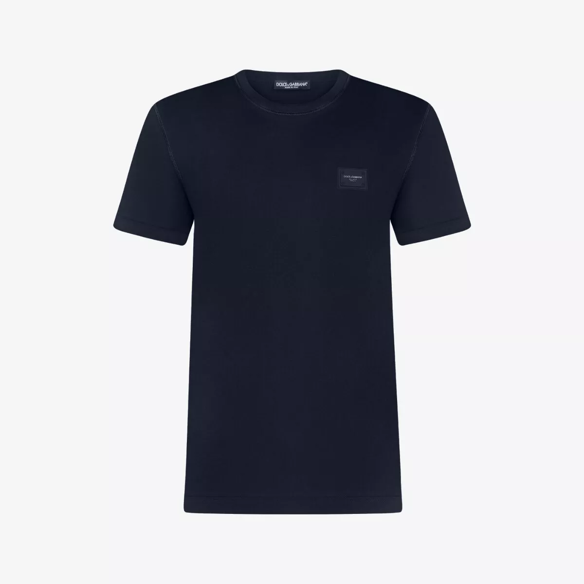 Dolce & Gabbana D&G Logo Plaque T-shirt - Navy | eBay