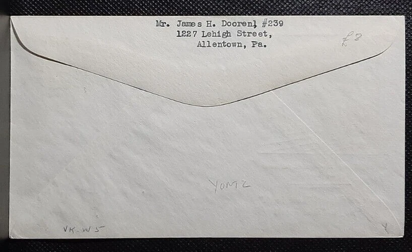 (USA-216) USA 1943 FDC WWII Patriotic Anti Japan Lost Pants ALLENTOWN PA address - Image 2 of 2