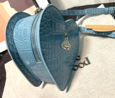 Vivienne Westwood Handbag Shoulder Bag Heart Blue way