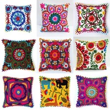 All Size suzani cushion Cover,Maxico Handmade Colorful Cushion Cover