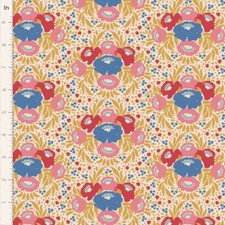 Tilda Jubilee Autumn Bouquet Mustard by Tone Finnanger 1/2 Yard