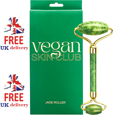 Vegan Skin Club Jade Roller | Massage Face Roller mit Anti-Aging Effekten | Gut