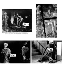 THE H-MAN 1959 MOVIE PHOTO LOT #1 (4) JAPAN HORROR SPFX TOHO ISHIRO HONDA