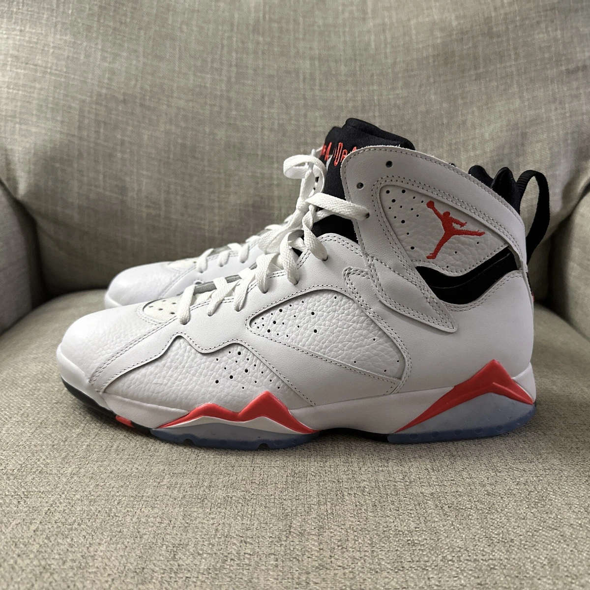 Jordan 7 Mid White Infrared CU9307 160 US Men Size 11 New eBay