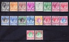 SINGAPORE GVI 1949/52 SG16/32 set of 18 perf 171/2x18 very fine used. Cat £60