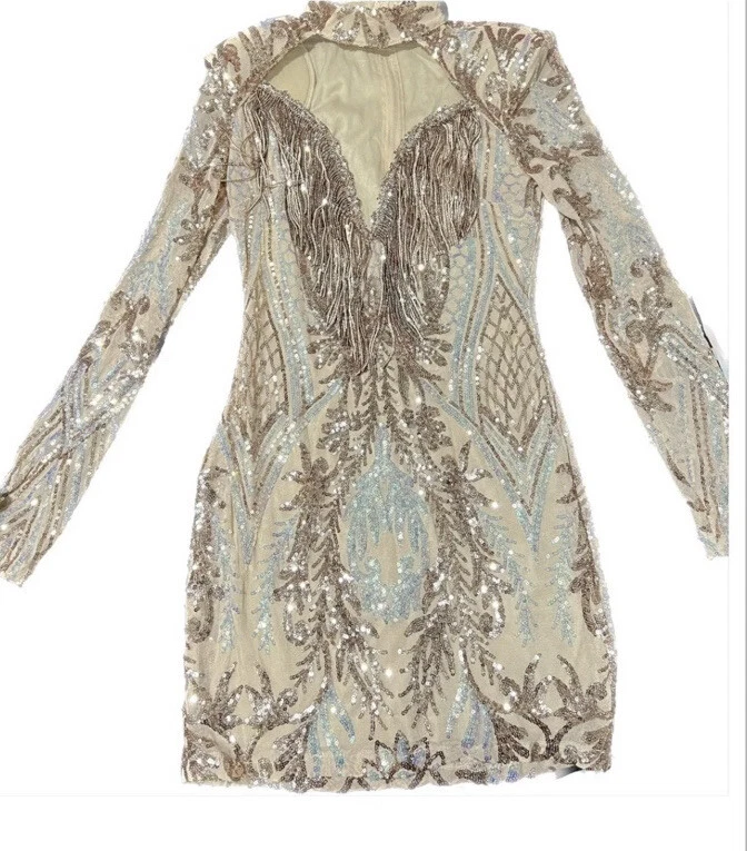 Vestido Mujer Mini Vestido Sexy Elegante Vestido de Noche Foto 2 de 2