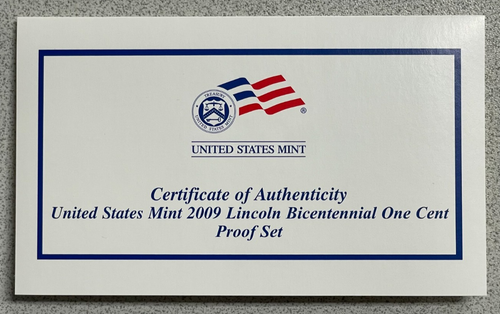 2009 United States Mint Lincoln Bicentennial One Cent Proof Set w/ C.O.A. - Picture 18 of 24