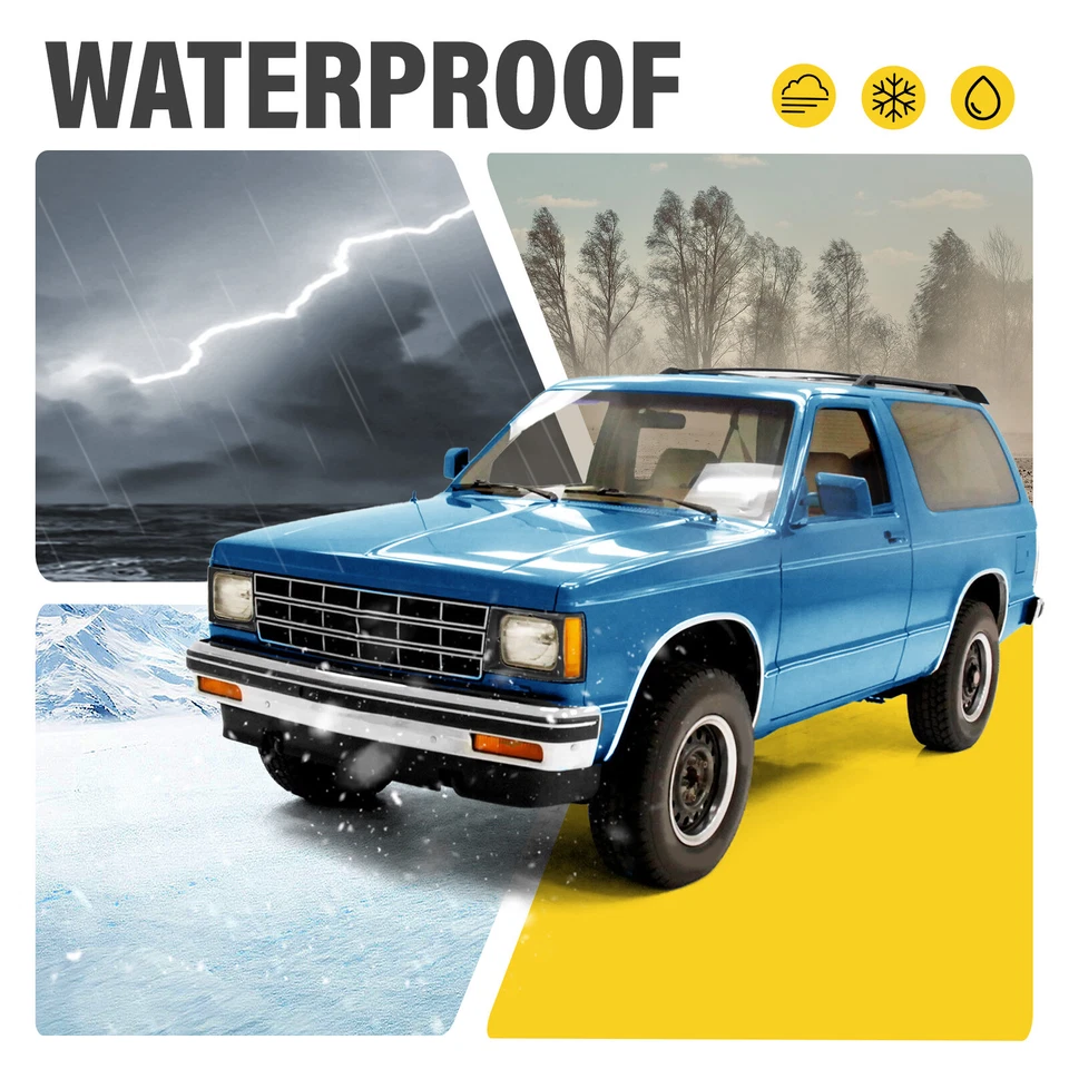 ABS Headlight Bezel Door Set For Chevrolet S10/GMC S15/S15 Jimmy 1982-1990 Pair Foto 2 de 4