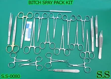 BITCH SPAY PACK KIT Surgical Veterinary Instruments, S.S-0080