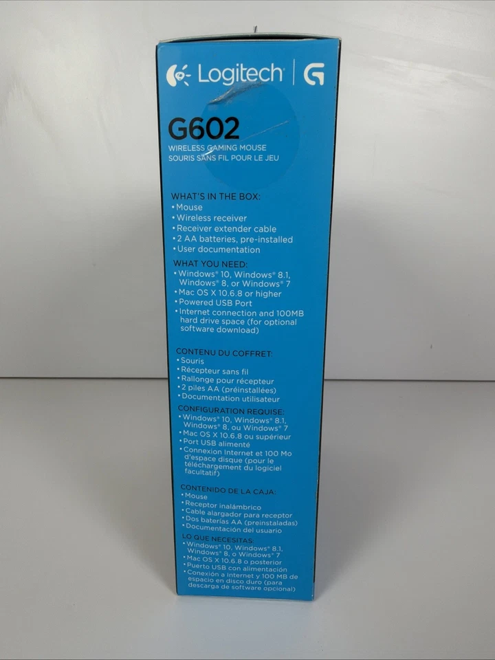 Logitech G602 Wireless Gaming Mouse (910-003820) – Brand New Open Box - Image 2 of 4