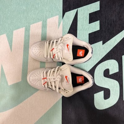 Nike Dunk Low SB Orange Label White Navy - Size 8 - Used
