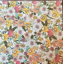 Stampin' Up DAFFODIL AFTERNOON 12 X 12 Designer Series Paper 12 Sheets Spring