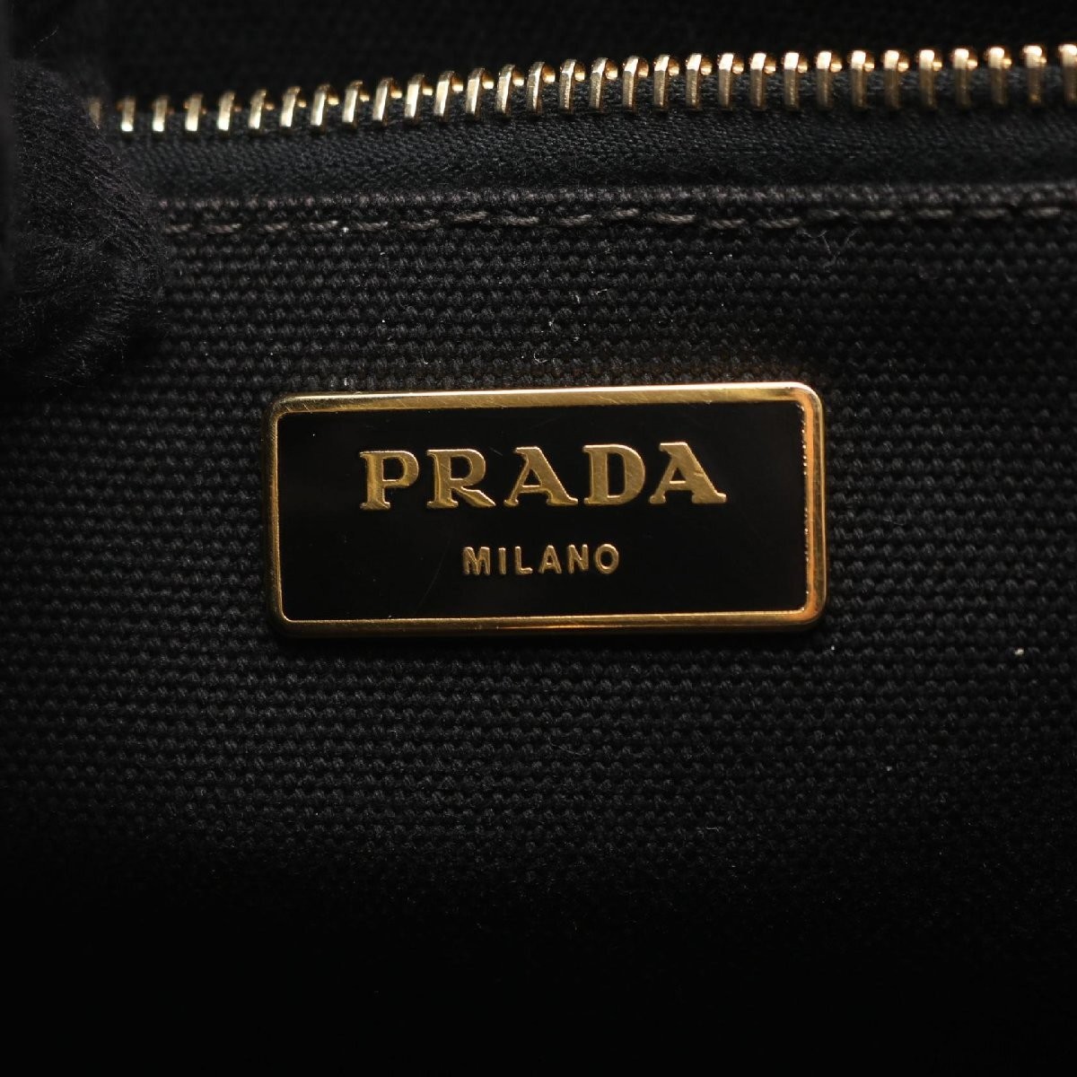 Prada CANAPA Canapa  PRADA Canvas Tote Bag Canvas Used Ladies from japan thumbnail 4
