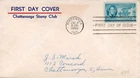 First day cover, Scott #996, Indiana, Chattanooga Stamp Club cachet, 1950