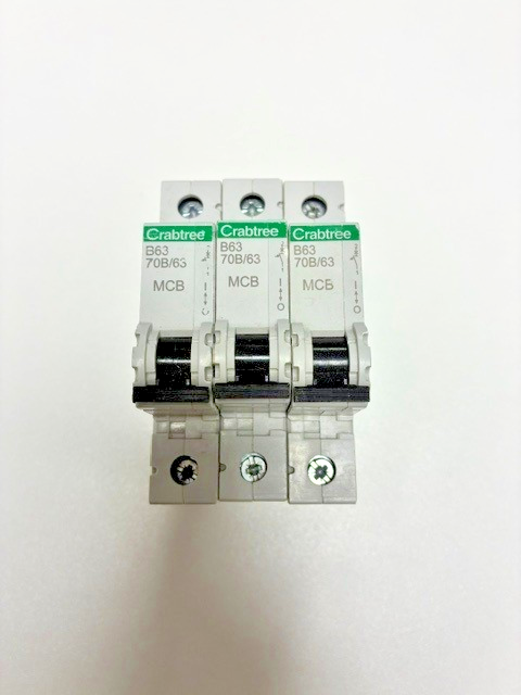 Crabtree Polestar Compact 63a SP MCB - 70B/63
