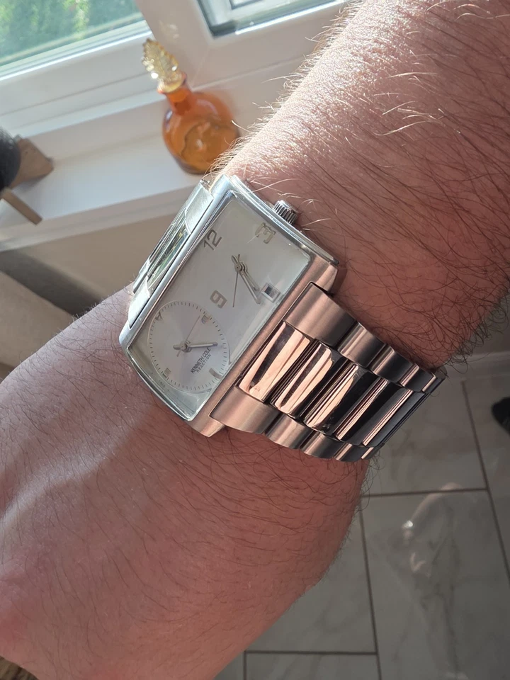 Reloj Kenneth Cole Reaction ICONIC VINTAGE kc3545 Estado de Funcionamiento Fecha Automática Foto 3 de 4