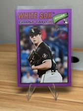 Grant Taylor 2026 Topps Heritage Rookie Purple Border #329 Chicago White Sox RC