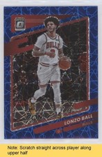 2021-22 Panini Donruss Optic Blue Velocity Prizm Lonzo Ball #114 READ 0y83