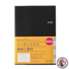 NEW NOLTY Planner 2026 A5 Weekly Access 4 Black 6470 Starts December 2025 