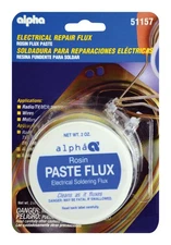 Alpha Metals AM51157 Lead-Free Rosin Core Flux Paste 2 oz.