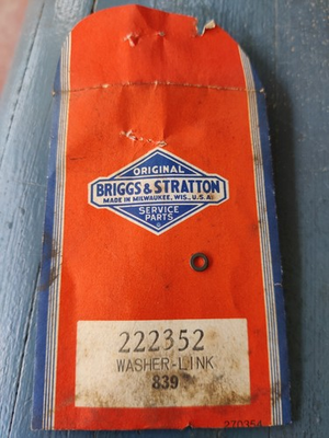 #ad NOS Briggs and Stratton Washer Link 222352 $6.48