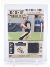 SPENCER RATTLER 2024 CONTENDERS ROOKIE TICKET PATCH VARIATION RC Q3387